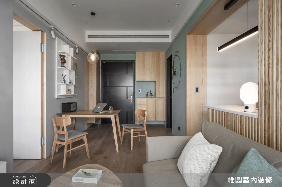 25坪新成屋(5年以下)＿簡約風客廳餐廳案例圖片＿帷圓‧定制 circle＿帷圓_小日子之8