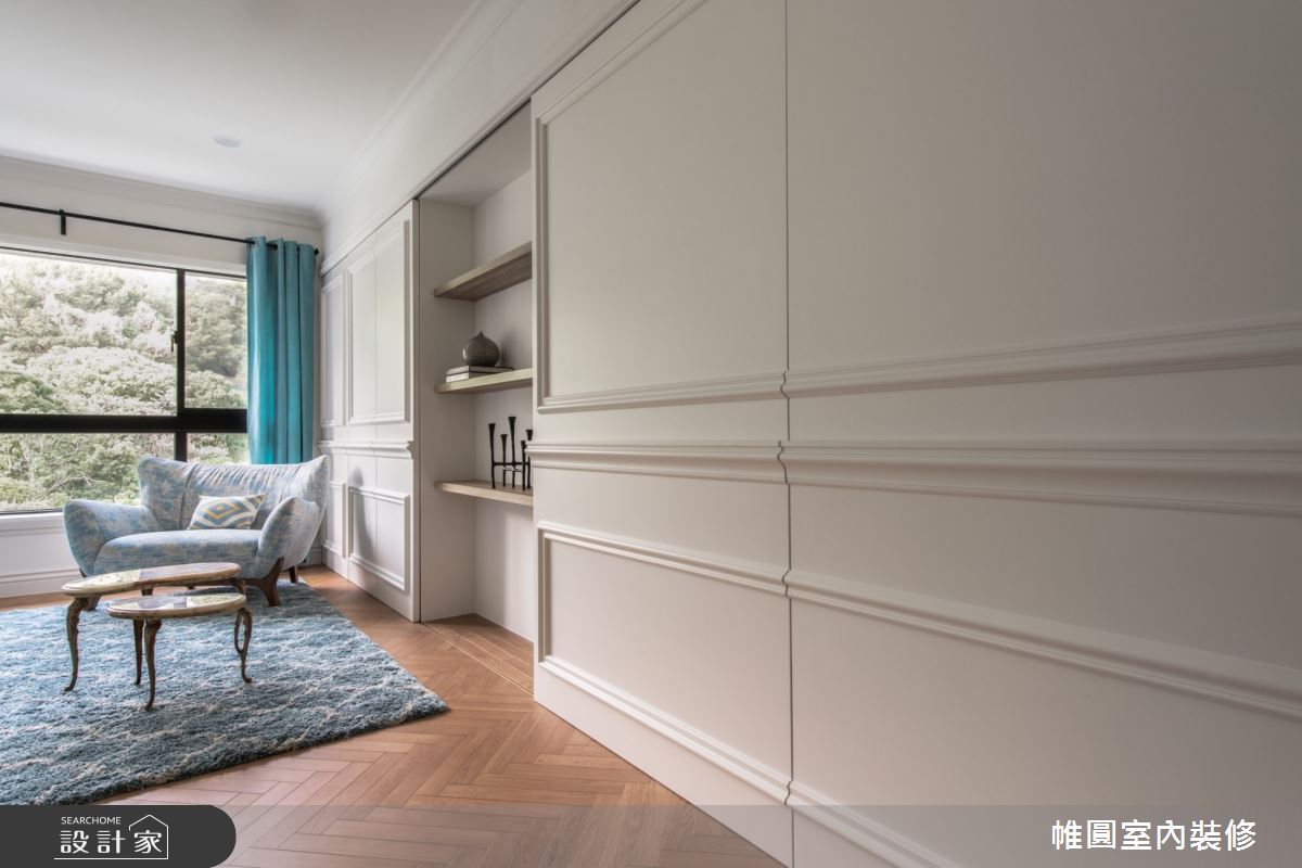 45坪新成屋(5年以下)＿美式風客廳案例圖片＿帷圓‧定制 circle＿帷圓_山林鹿鳴之6