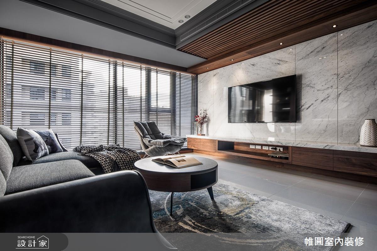 52坪新成屋(5年以下)＿人文禪風客廳案例圖片＿帷圓‧定制 circle＿帷圓_江山如畫 無邊風月之7