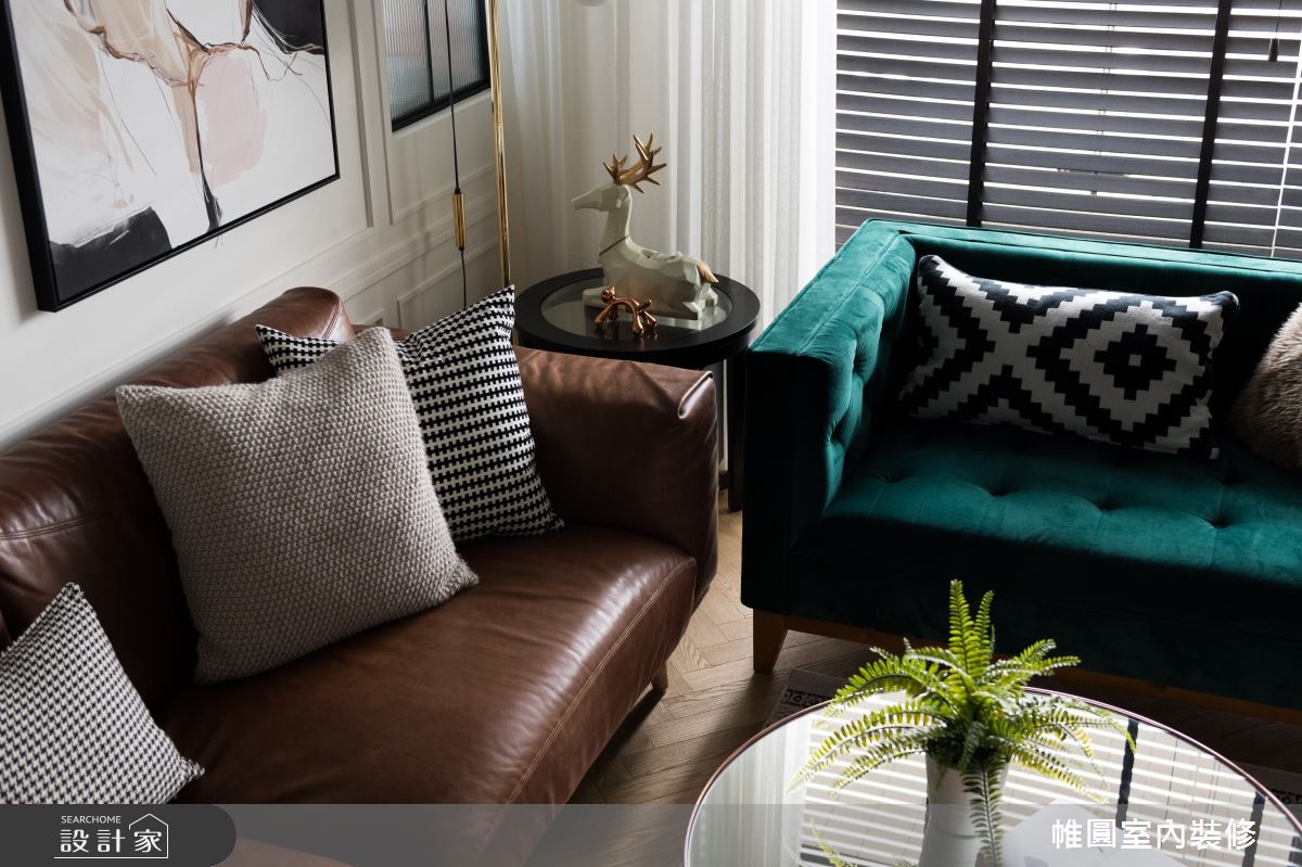 38坪新成屋(5年以下)＿美式風客廳案例圖片＿帷圓‧定制 circle＿帷圓_二人世界•以寵愛之名之10