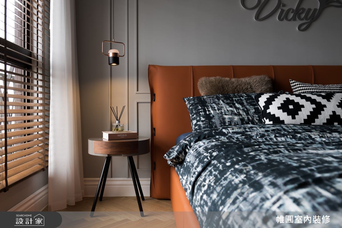 38坪新成屋(5年以下)＿美式風臥室案例圖片＿帷圓‧定制 circle＿帷圓_二人世界•以寵愛之名之12