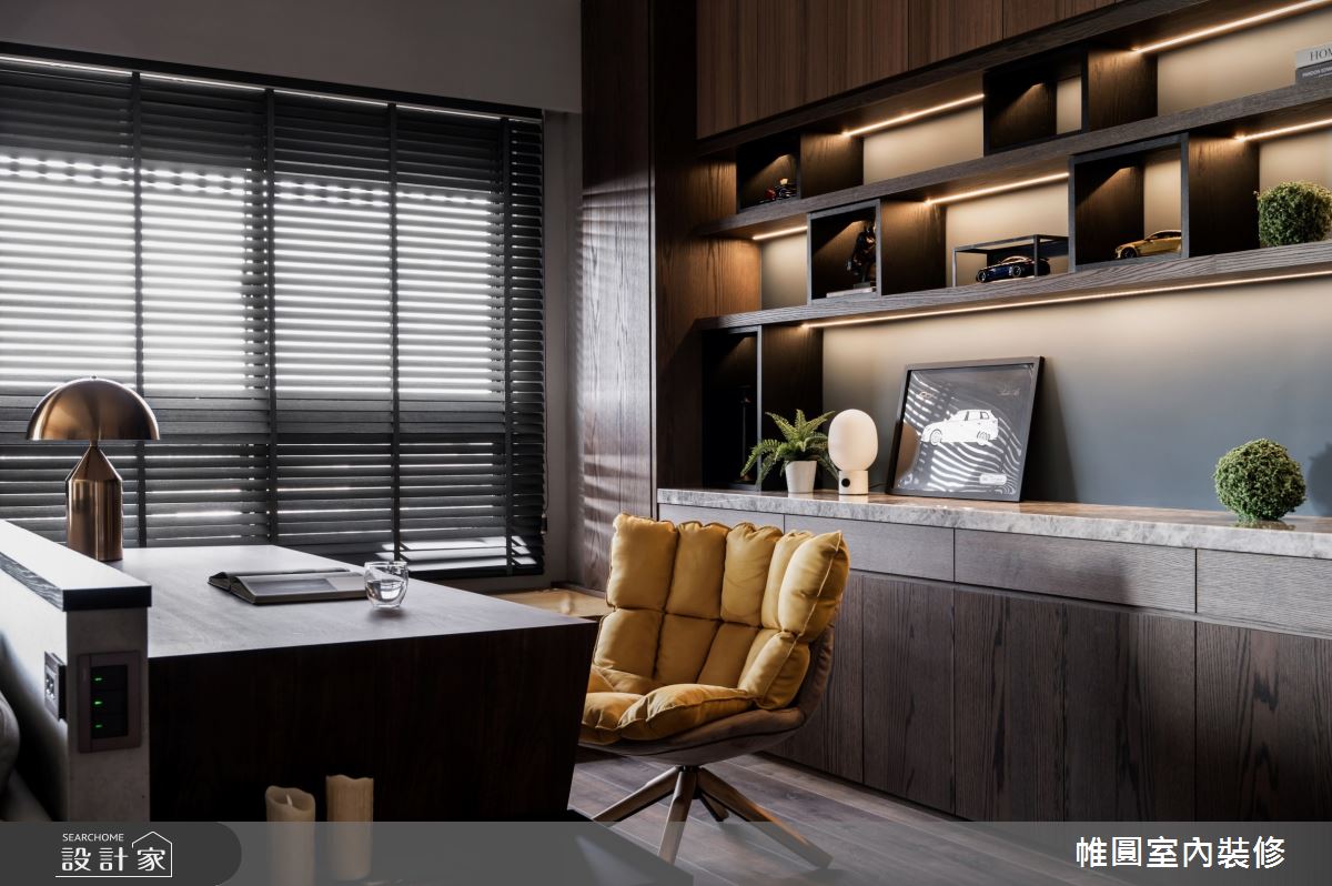 48坪新成屋(5年以下)＿人文禪風書房案例圖片＿帷圓‧定制 circle＿帷圓_深耕十之5