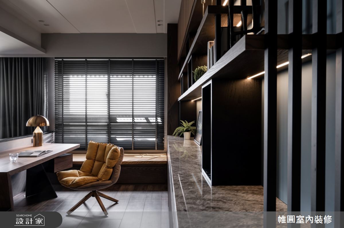 48坪新成屋(5年以下)＿人文禪風書房案例圖片＿帷圓‧定制 circle＿帷圓_深耕十之7