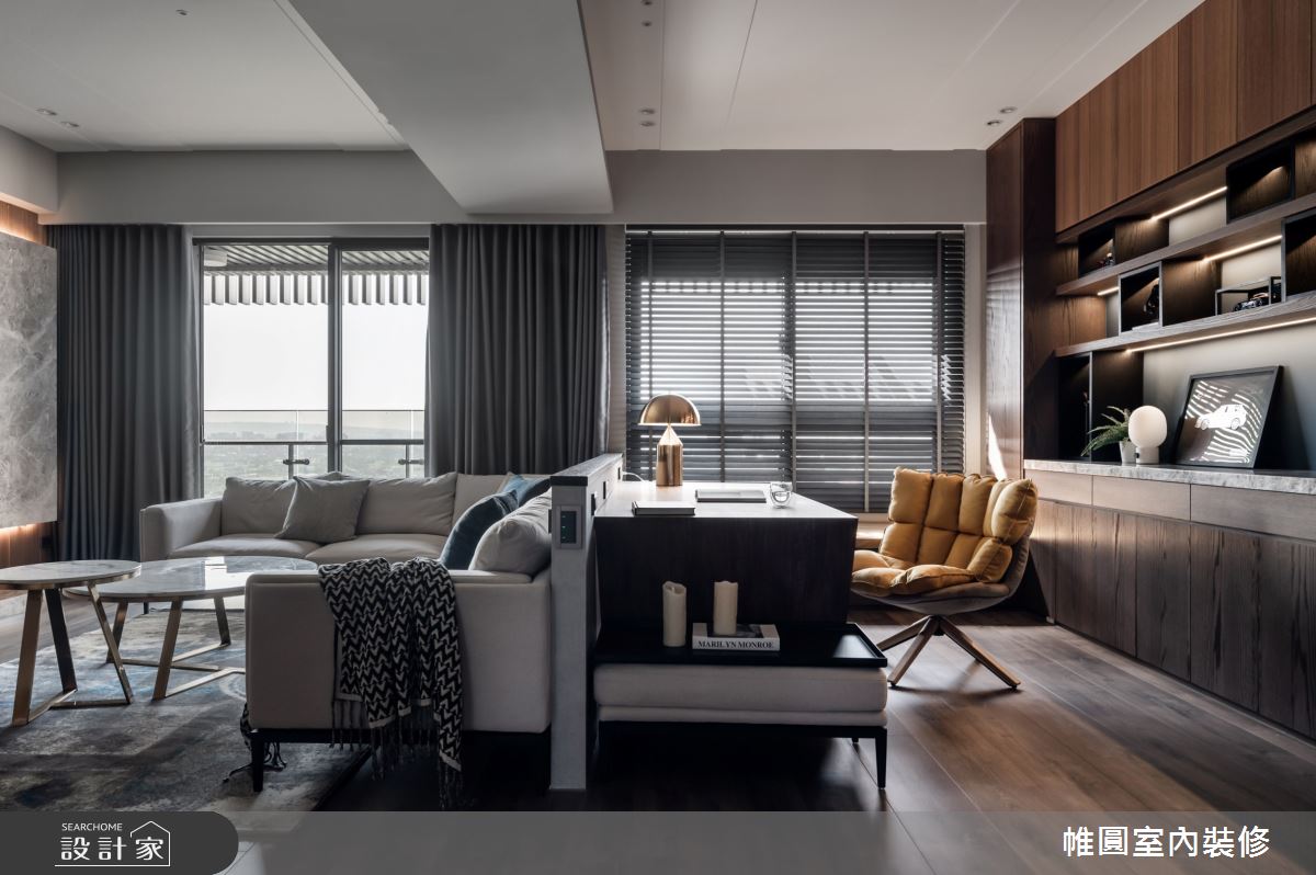 48坪新成屋(5年以下)＿人文禪風書房案例圖片＿帷圓‧定制 circle＿帷圓_深耕十之4