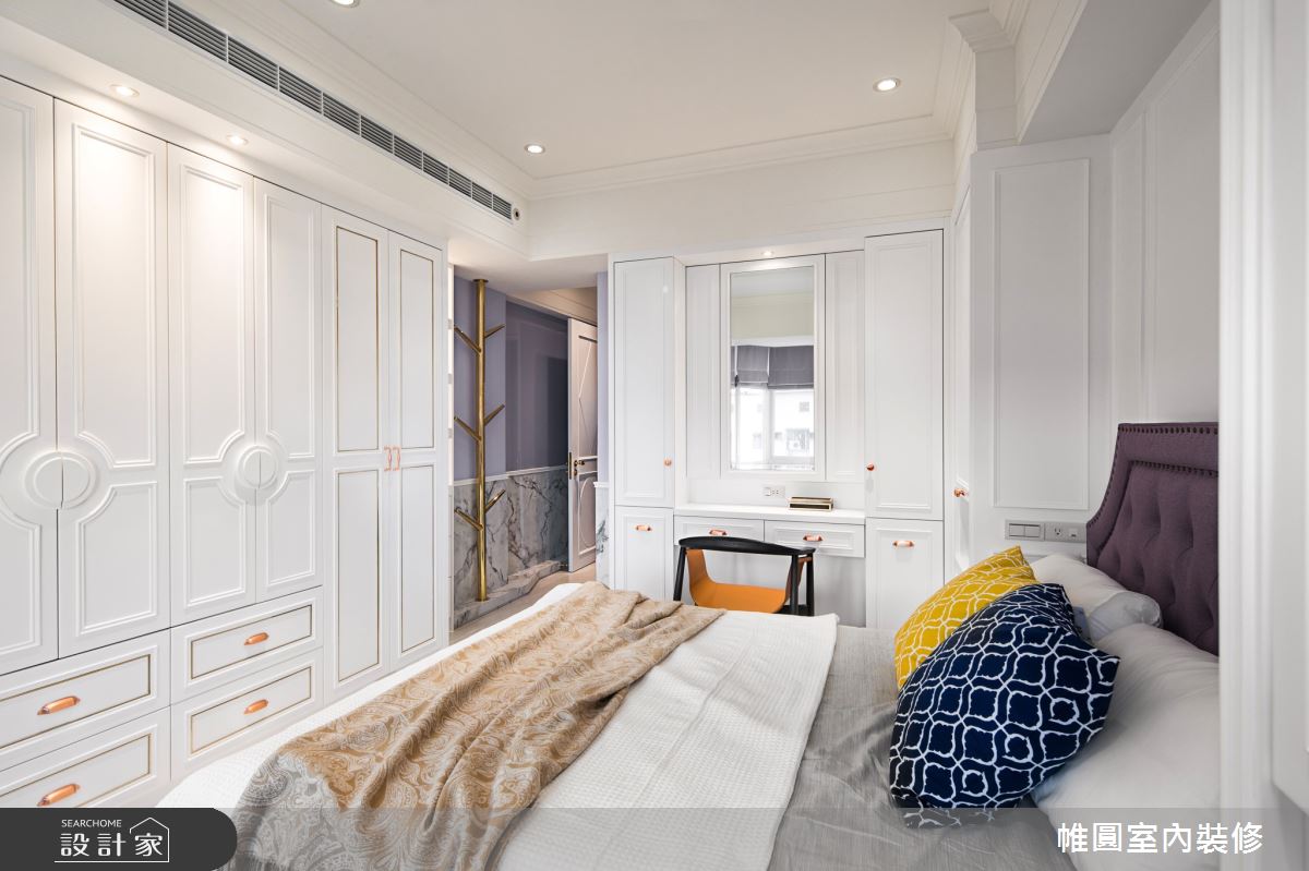 50坪老屋(31~40年)＿新古典臥室案例圖片＿帷圓‧定制 circle＿帷圓_交相輝映 文雅精緻之13