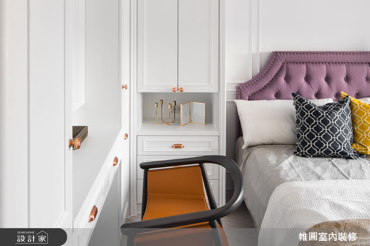 50坪老屋(31~40年)＿新古典臥室案例圖片＿帷圓‧定制 circle＿帷圓_交相輝映 文雅精緻之15