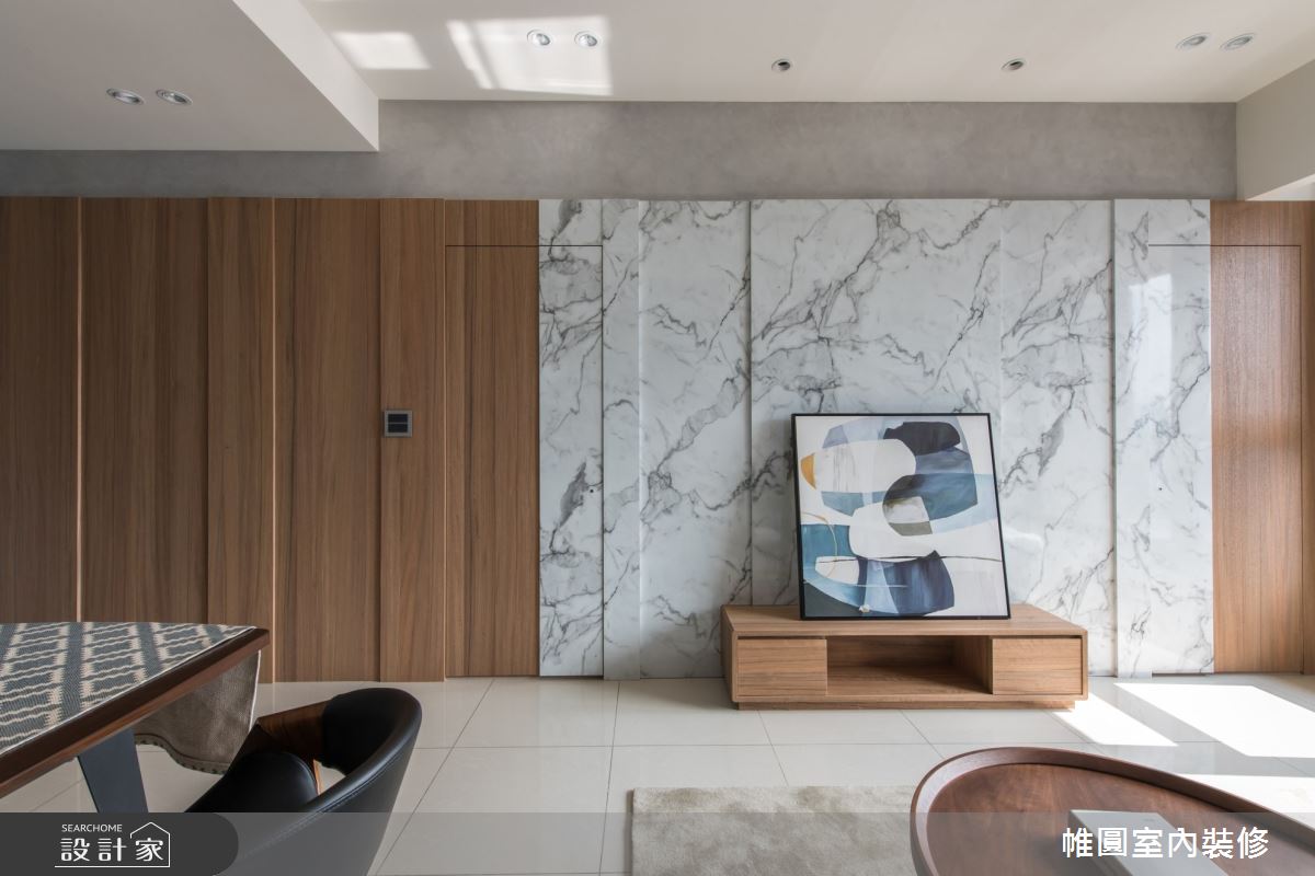 42坪新成屋(5年以下)＿混搭風客廳案例圖片＿帷圓‧定制 circle＿帷圓_他們生活的世界-繁忙，更該過好日子之11
