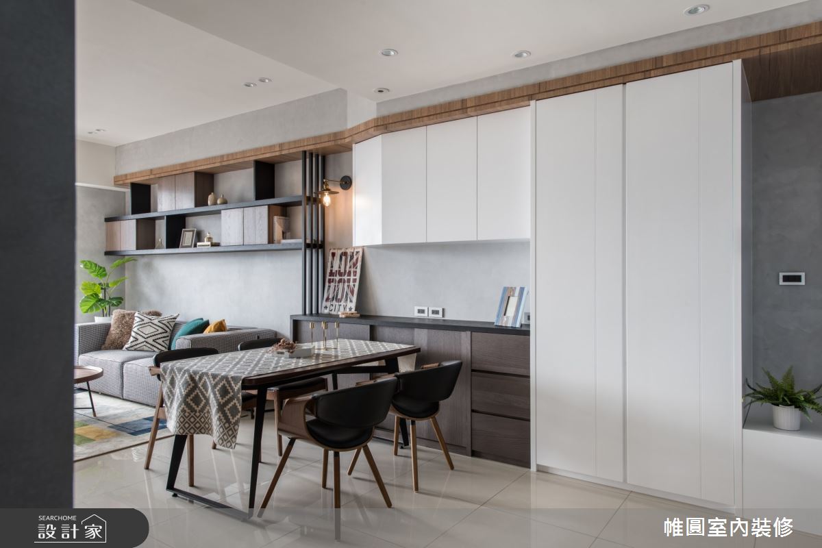 42坪新成屋(5年以下)＿混搭風案例圖片＿帷圓‧定制 circle＿帷圓_他們生活的世界-繁忙，更該過好日子之2