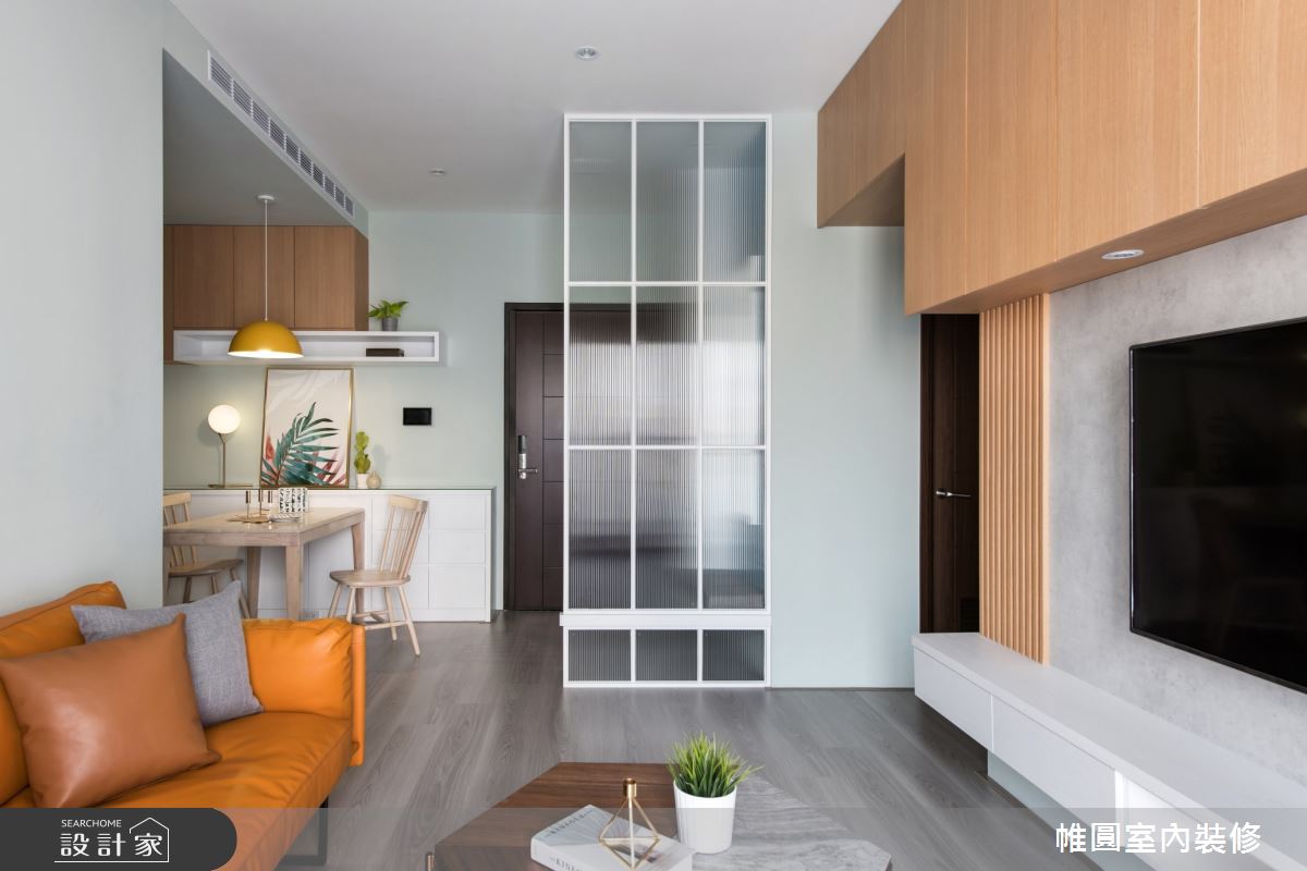 22坪新成屋(5年以下)＿簡約風客廳案例圖片＿帷圓‧定制 circle＿帷圓_新的幸福之7