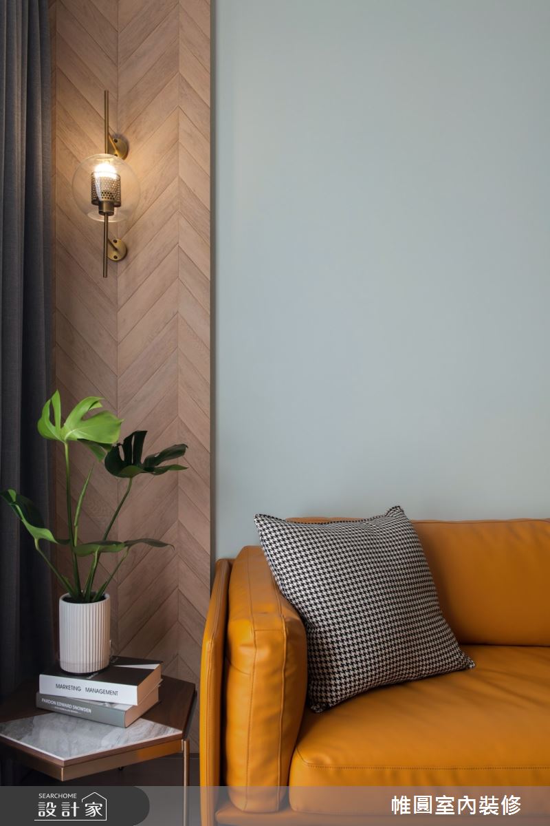 22坪新成屋(5年以下)＿簡約風客廳案例圖片＿帷圓‧定制 circle＿帷圓_新的幸福之8