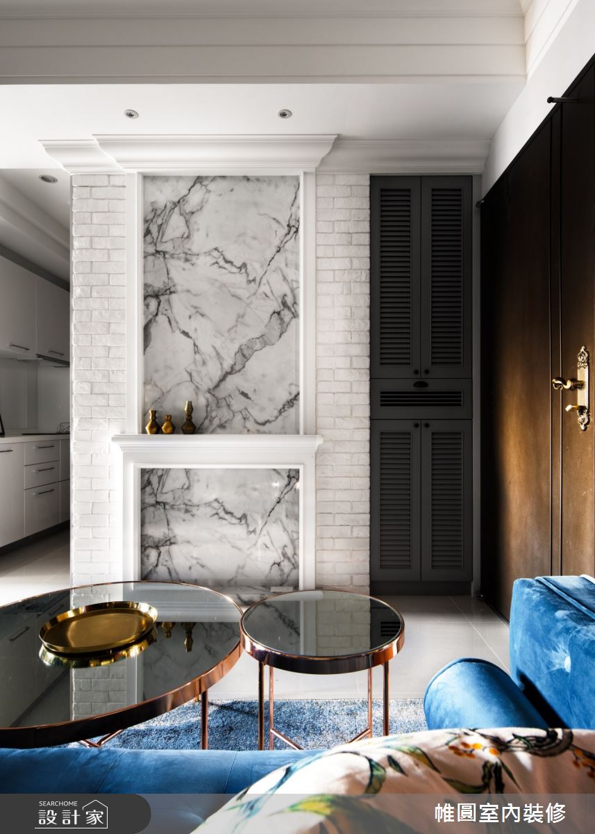 16坪新成屋(5年以下)＿美式風客廳案例圖片＿帷圓‧定制 circle＿帷圓_典雅不凡品味之9