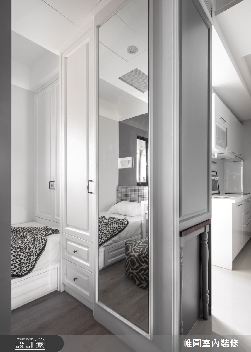 16坪新成屋(5年以下)＿美式風臥室案例圖片＿帷圓‧定制 circle＿帷圓_典雅不凡品味之11