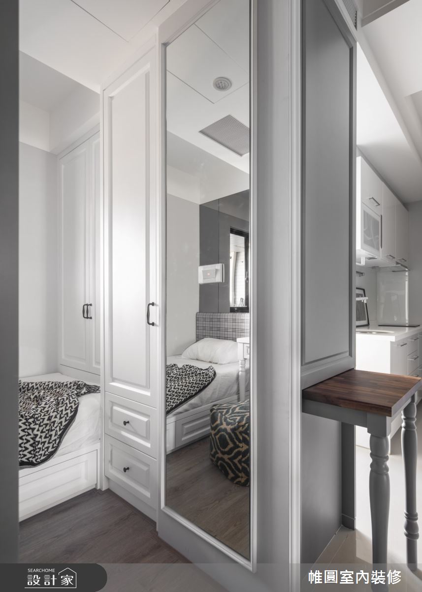 16坪新成屋(5年以下)＿美式風臥室案例圖片＿帷圓‧定制 circle＿帷圓_典雅不凡品味之12