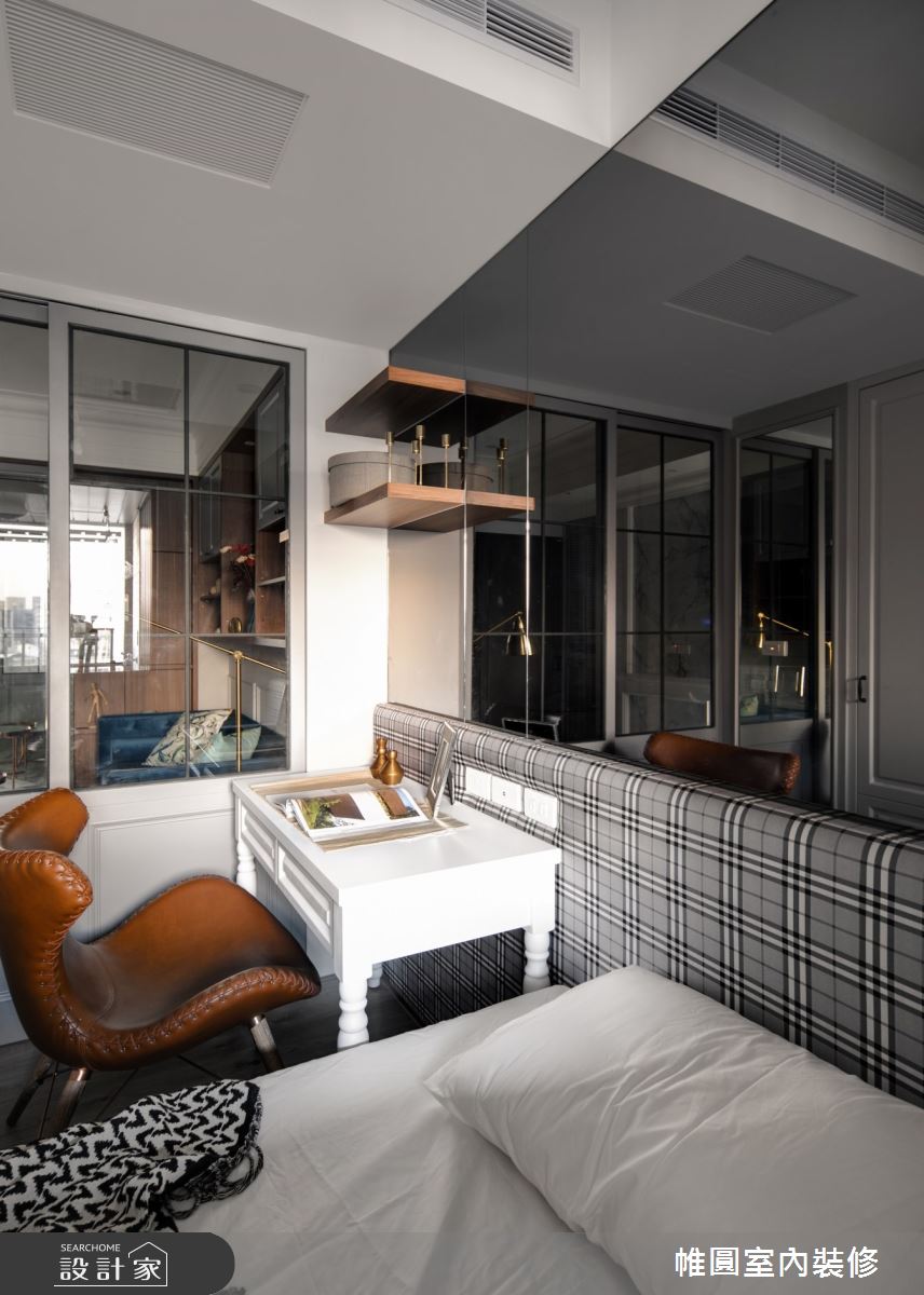 16坪新成屋(5年以下)＿美式風臥室案例圖片＿帷圓‧定制 circle＿帷圓_典雅不凡品味之15