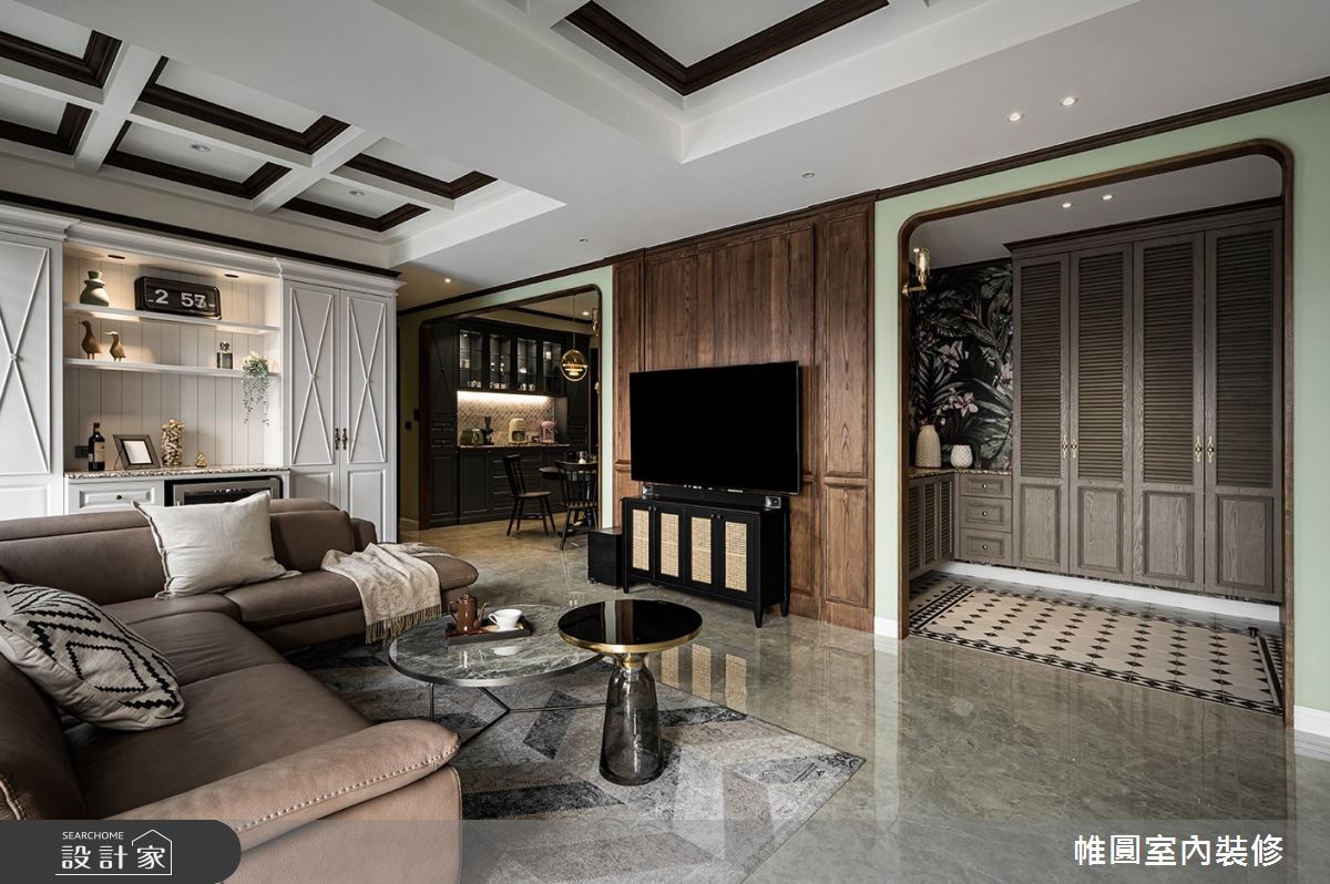 45坪新成屋(5年以下)＿英式風案例圖片＿帷圓‧定制 circle＿帷圓_微醺•英格蘭之5