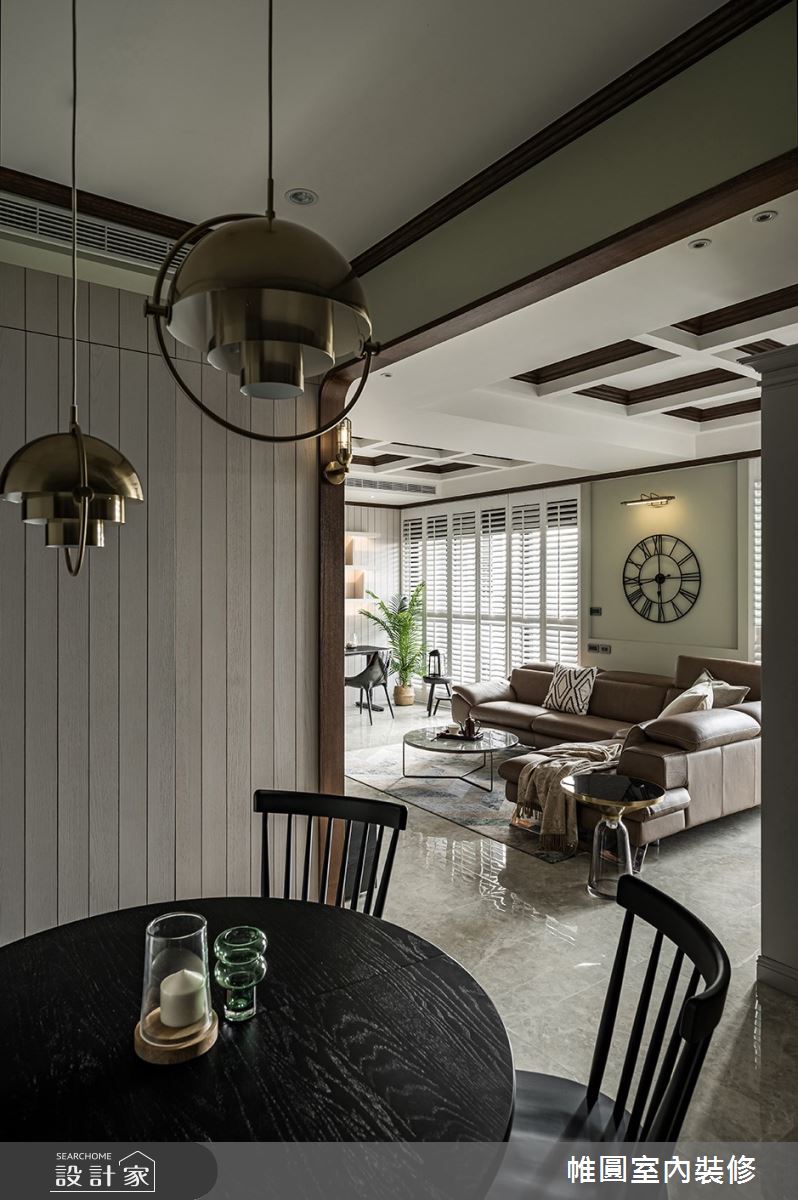 45坪新成屋(5年以下)＿英式風案例圖片＿帷圓‧定制 circle＿帷圓_微醺•英格蘭之11