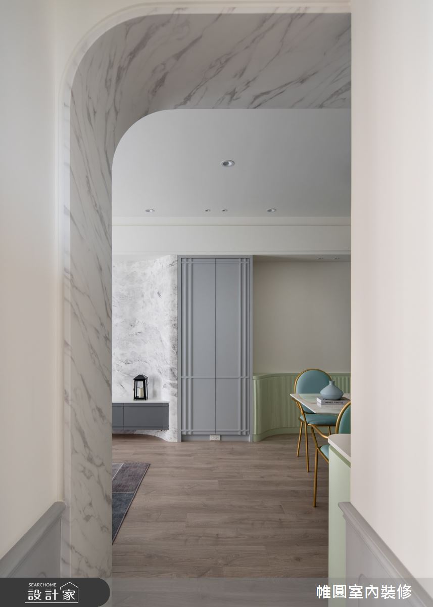 28坪新成屋(5年以下)＿混搭風案例圖片＿帷圓‧定制 circle＿帷圓_清新童話•牛油果綠之17