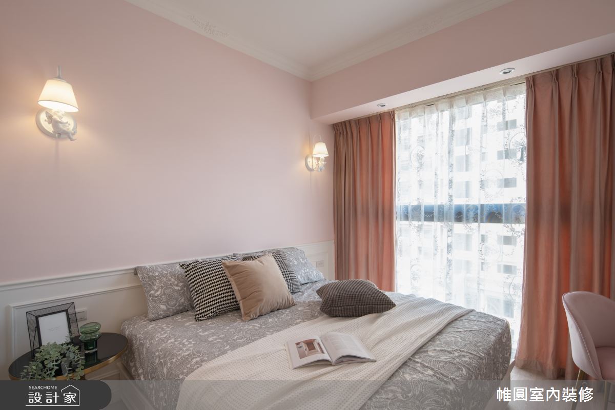 28坪新成屋(5年以下)＿混搭風臥室案例圖片＿帷圓‧定制 circle＿帷圓_清新童話•牛油果綠之20