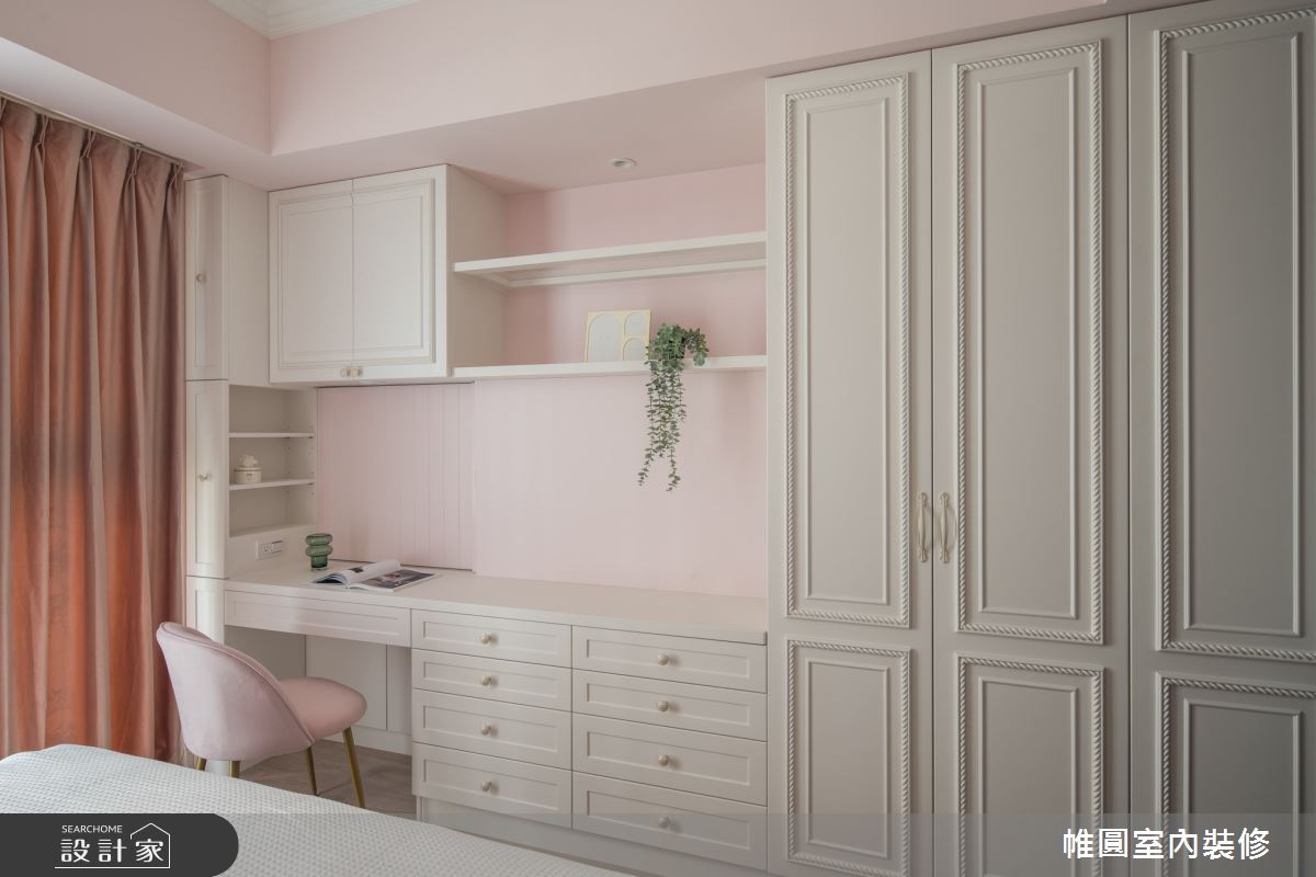 28坪新成屋(5年以下)＿混搭風臥室案例圖片＿帷圓‧定制 circle＿帷圓_清新童話•牛油果綠之21