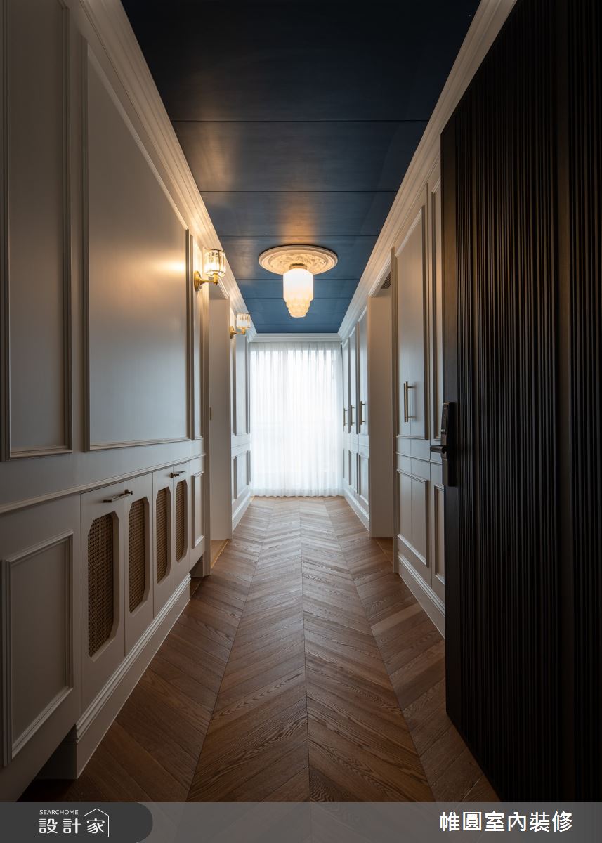 40坪新成屋(5年以下)＿法式風玄關案例圖片＿帷圓‧定制 circle＿帷圓_晨曦•塞納河之1