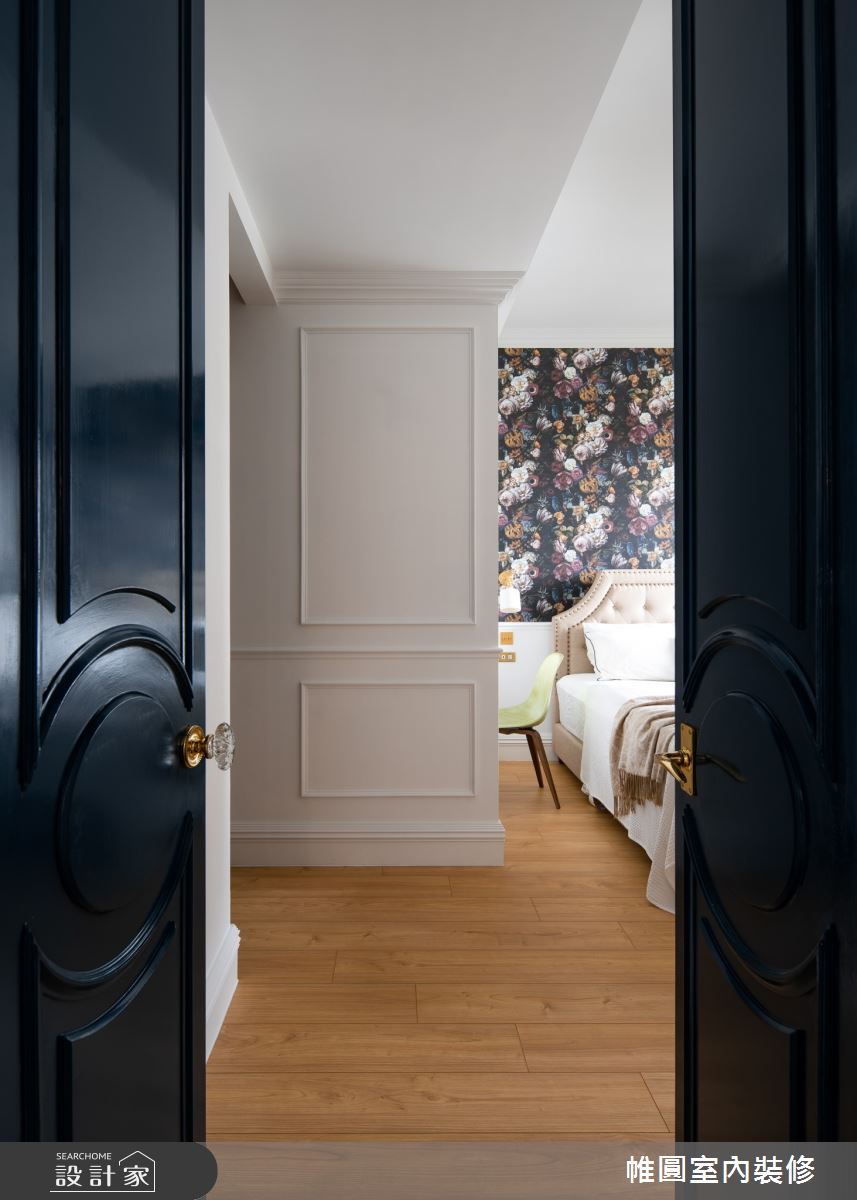 40坪新成屋(5年以下)＿法式風臥室案例圖片＿帷圓‧定制 circle＿帷圓_晨曦•塞納河之19
