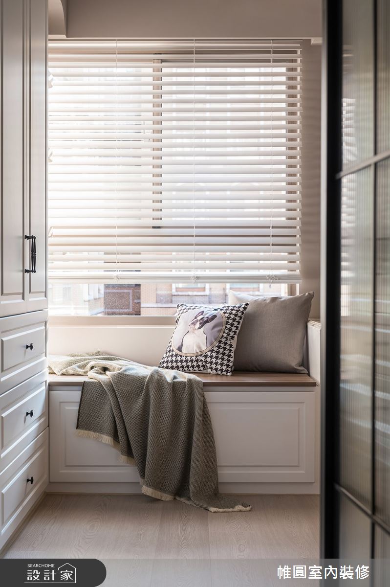 35坪老屋(16~30年)＿美式風書房臥榻案例圖片＿帷圓‧定制 circle＿帷圓_日光•清晞巧寓之8