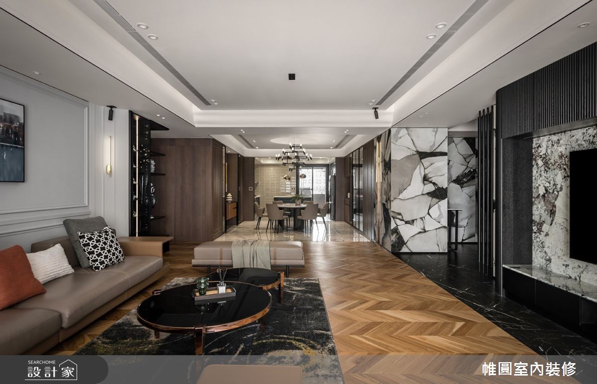 110坪新成屋(5年以下)＿現代風客廳案例圖片＿帷圓‧定制 circle＿帷圓_天倫•心之所悅之6