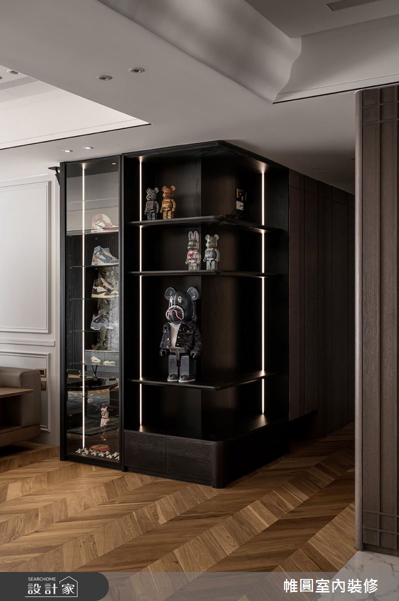 110坪新成屋(5年以下)＿現代風客廳走廊案例圖片＿帷圓‧定制 circle＿帷圓_天倫•心之所悅之13