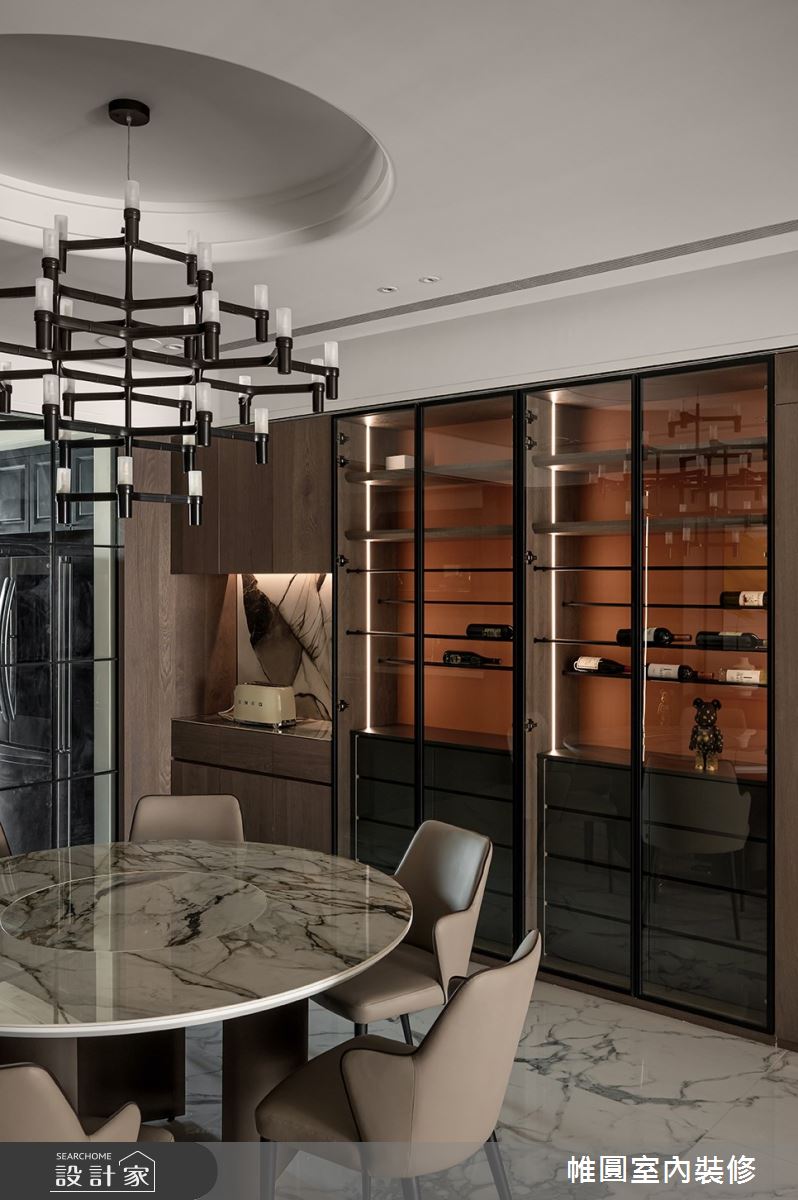 110坪新成屋(5年以下)＿現代風餐廳案例圖片＿帷圓‧定制 circle＿帷圓_天倫•心之所悅之16