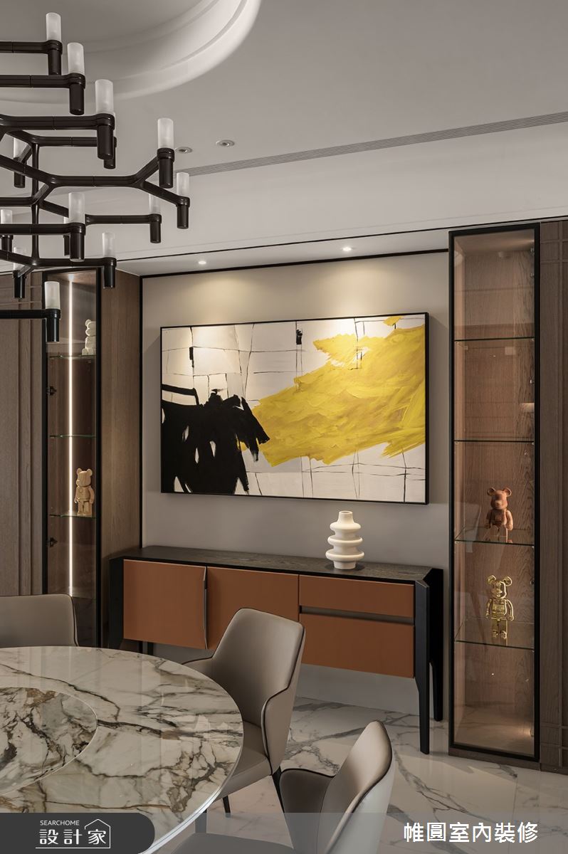 110坪新成屋(5年以下)＿現代風餐廳案例圖片＿帷圓‧定制 circle＿帷圓_天倫•心之所悅之17