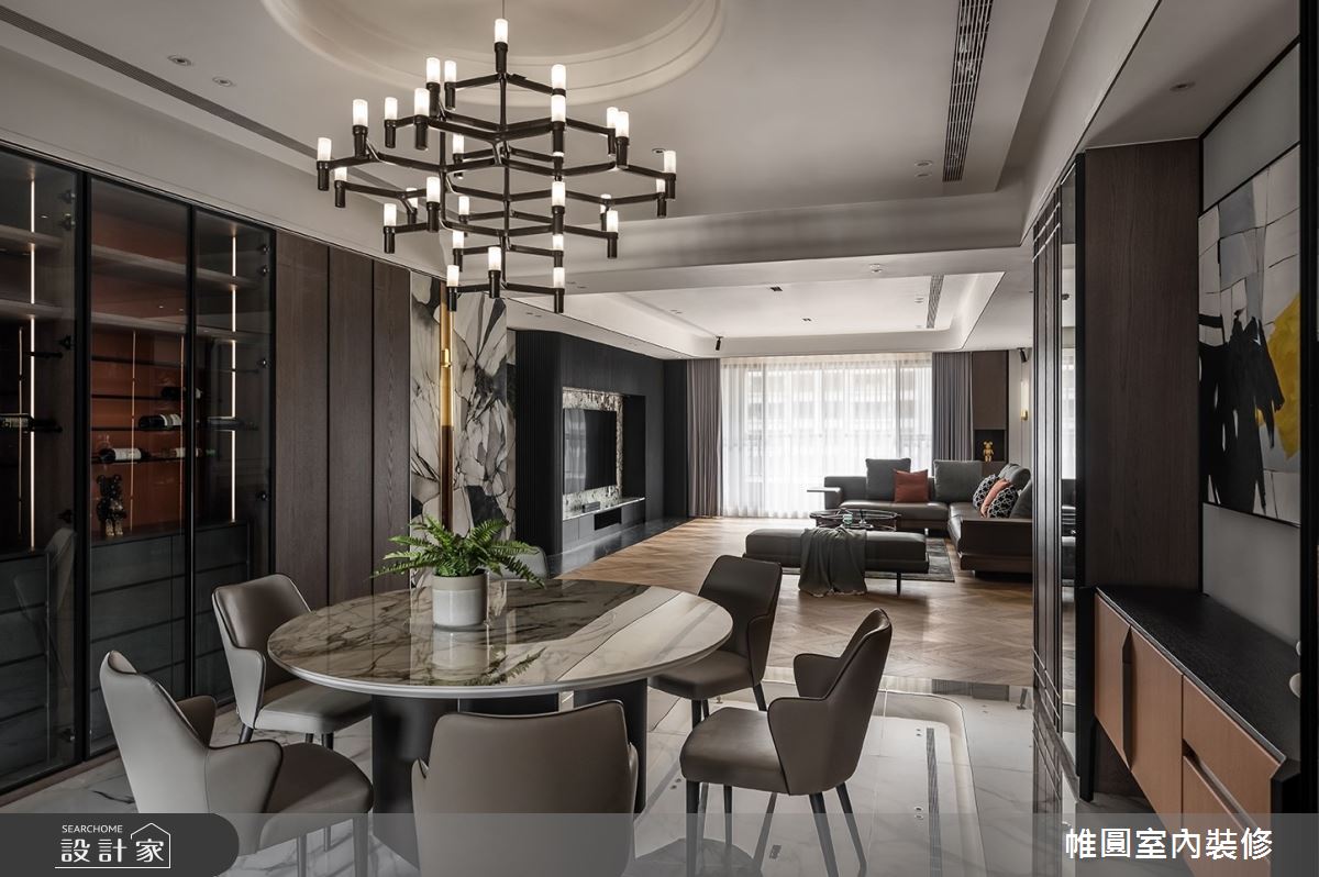 110坪新成屋(5年以下)＿現代風餐廳案例圖片＿帷圓‧定制 circle＿帷圓_天倫•心之所悅之19