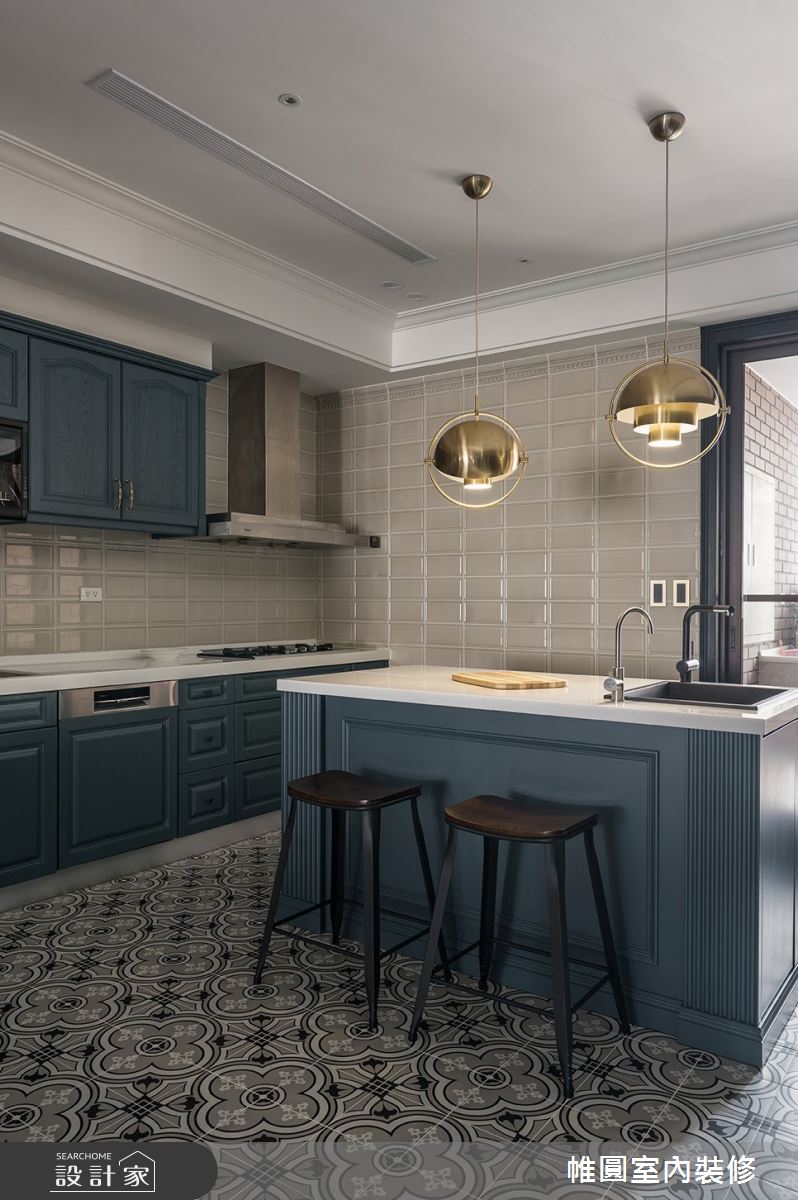 110坪新成屋(5年以下)＿現代風廚房中島案例圖片＿帷圓‧定制 circle＿帷圓_天倫•心之所悅之21