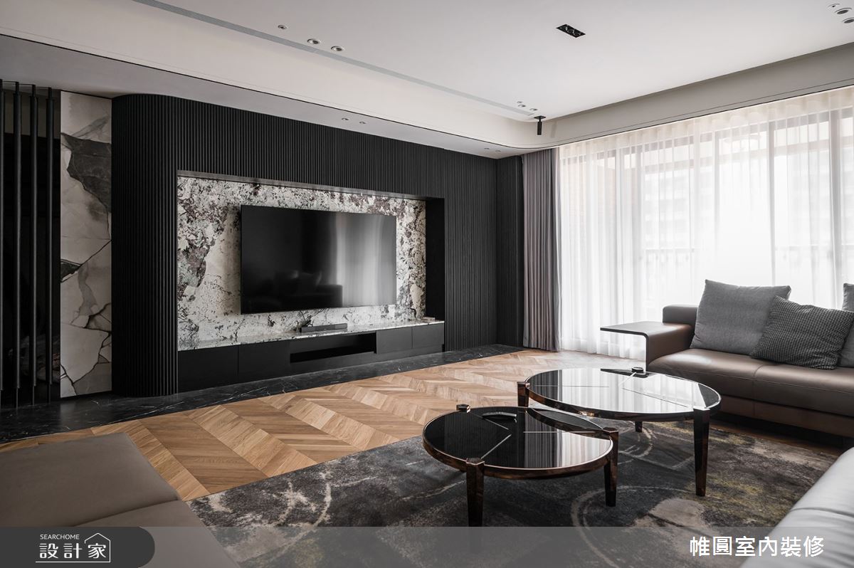 110坪新成屋(5年以下)＿現代風客廳案例圖片＿帷圓‧定制 circle＿帷圓_天倫•心之所悅之24