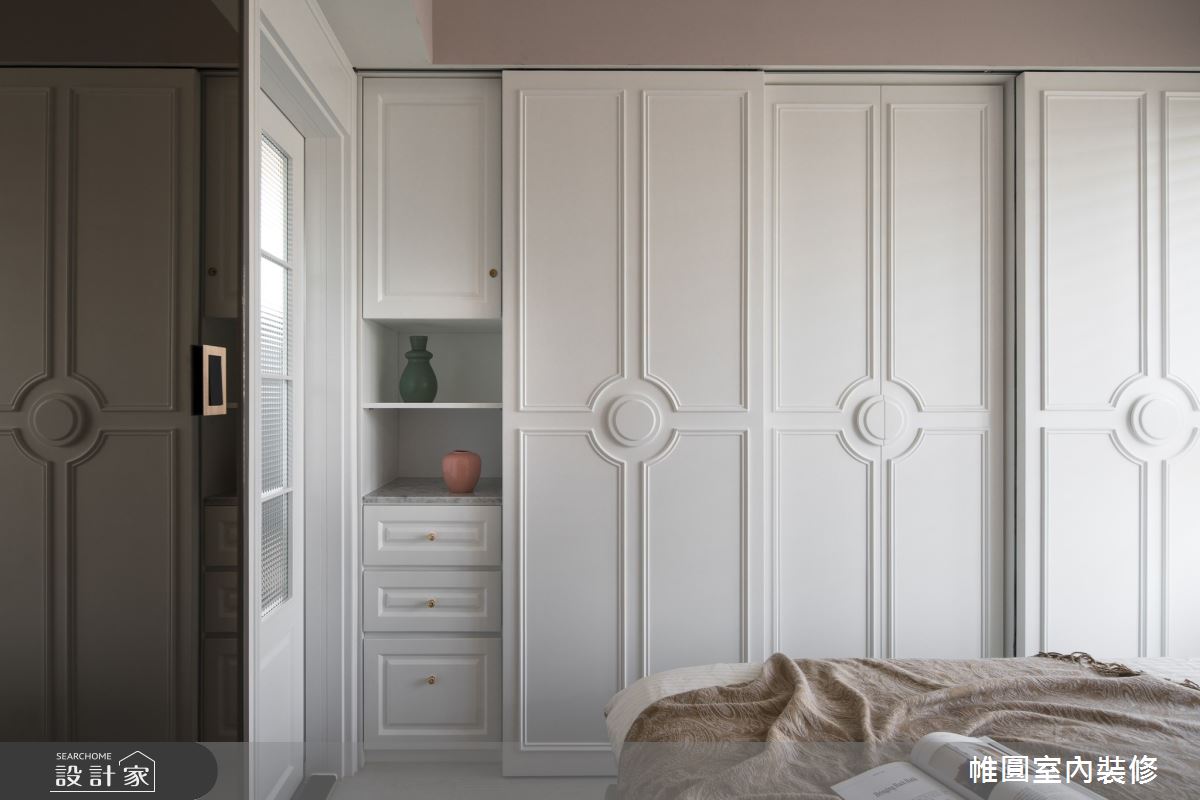 25坪新成屋(5年以下)＿混搭風臥室案例圖片＿帷圓‧定制 circle＿帷圓_粉漾•瑰蜜之4536