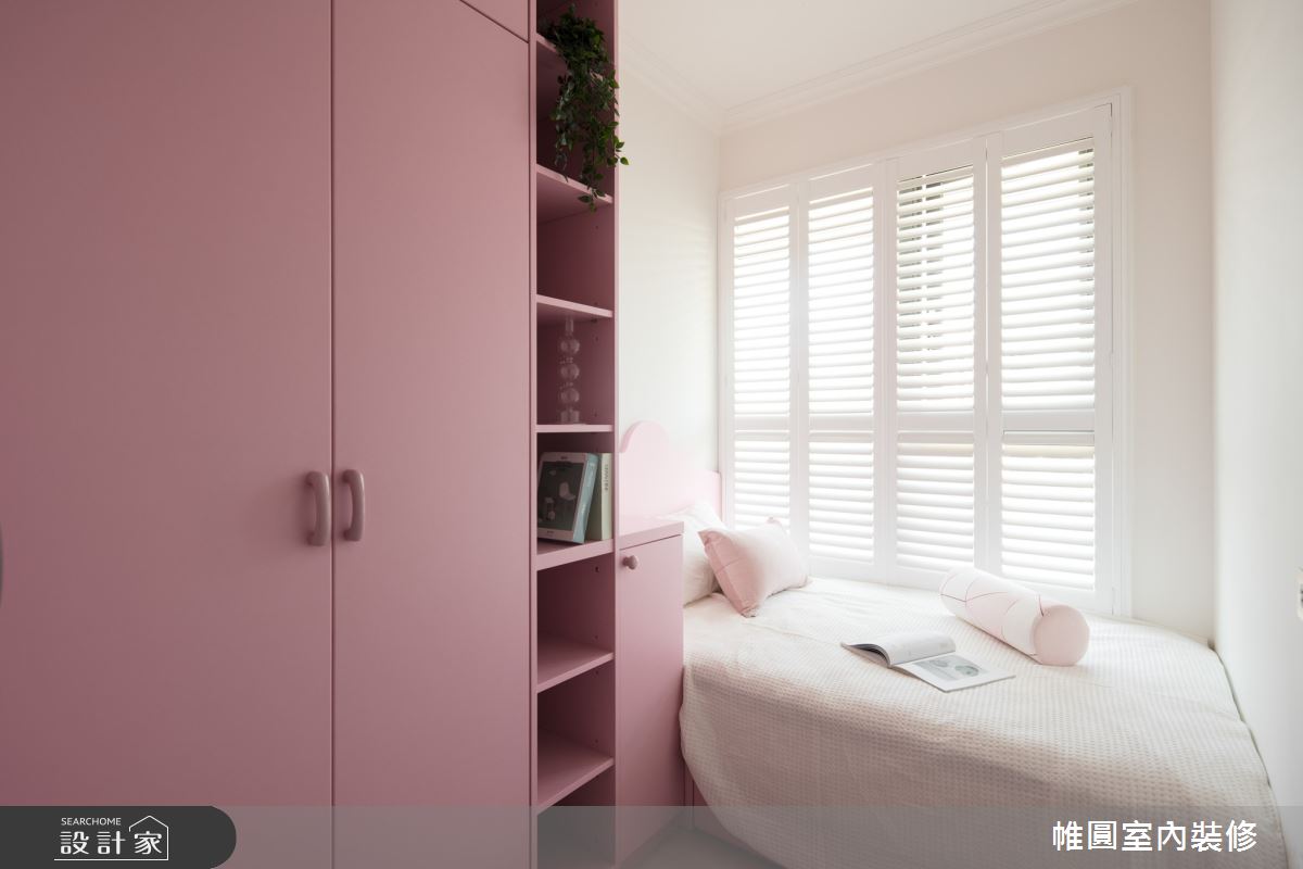 25坪新成屋(5年以下)＿混搭風兒童房兒童房案例圖片＿帷圓‧定制 circle＿帷圓_粉漾•瑰蜜之10