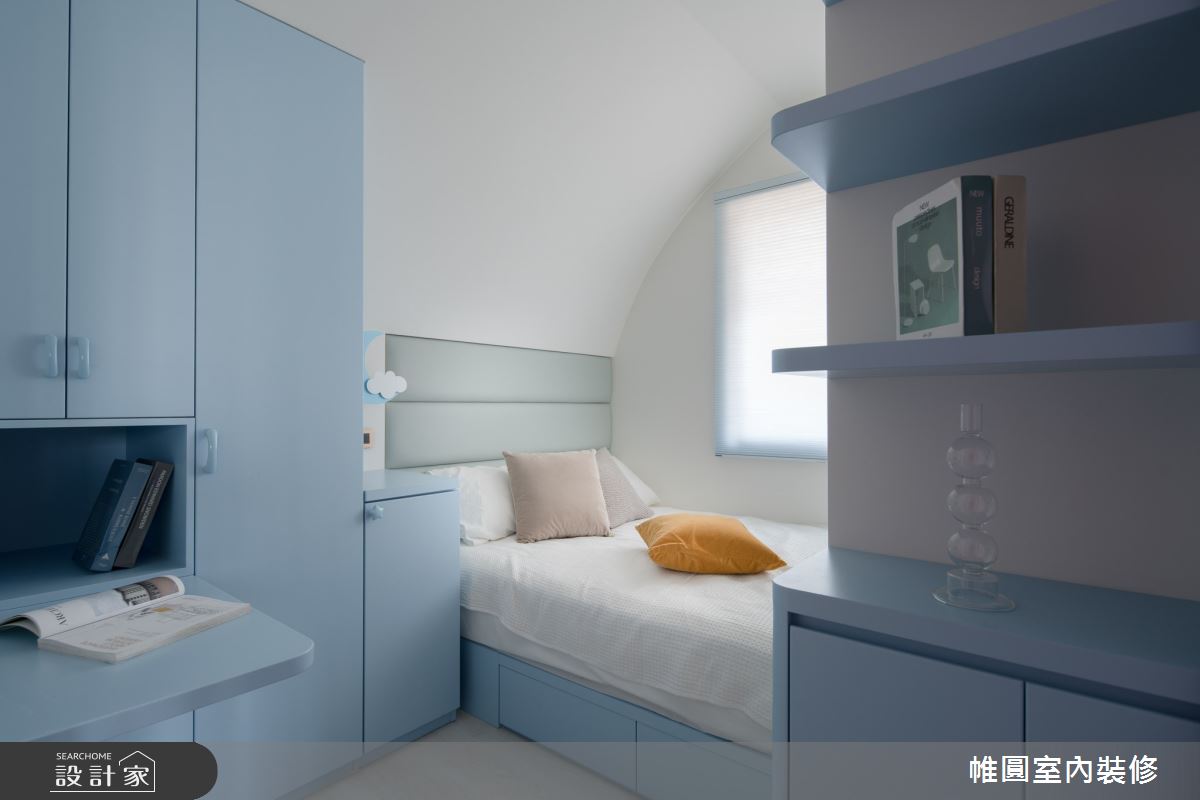25坪新成屋(5年以下)＿混搭風臥室案例圖片＿帷圓‧定制 circle＿帷圓_粉漾•瑰蜜之11
