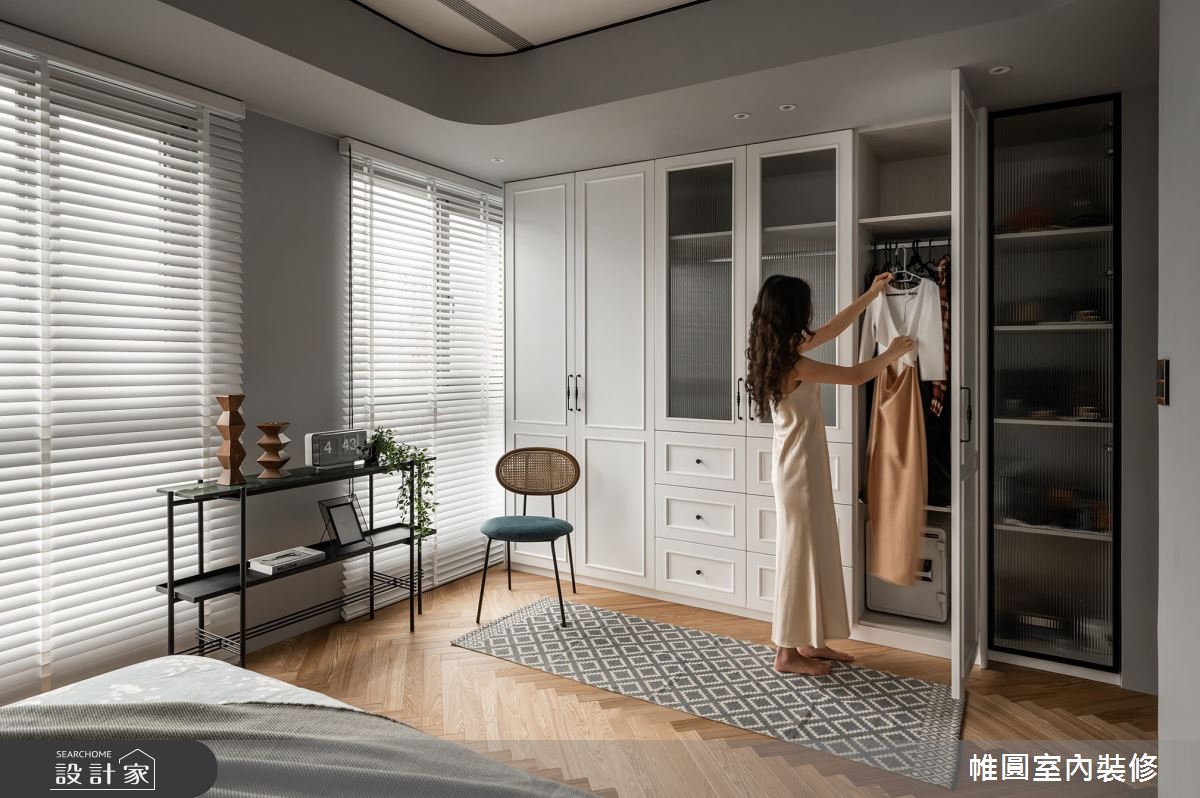 30坪中古屋(5~15年)＿美式風臥室案例圖片＿帷圓‧定制 circle＿帷圓_協奏•普魯士藍之20