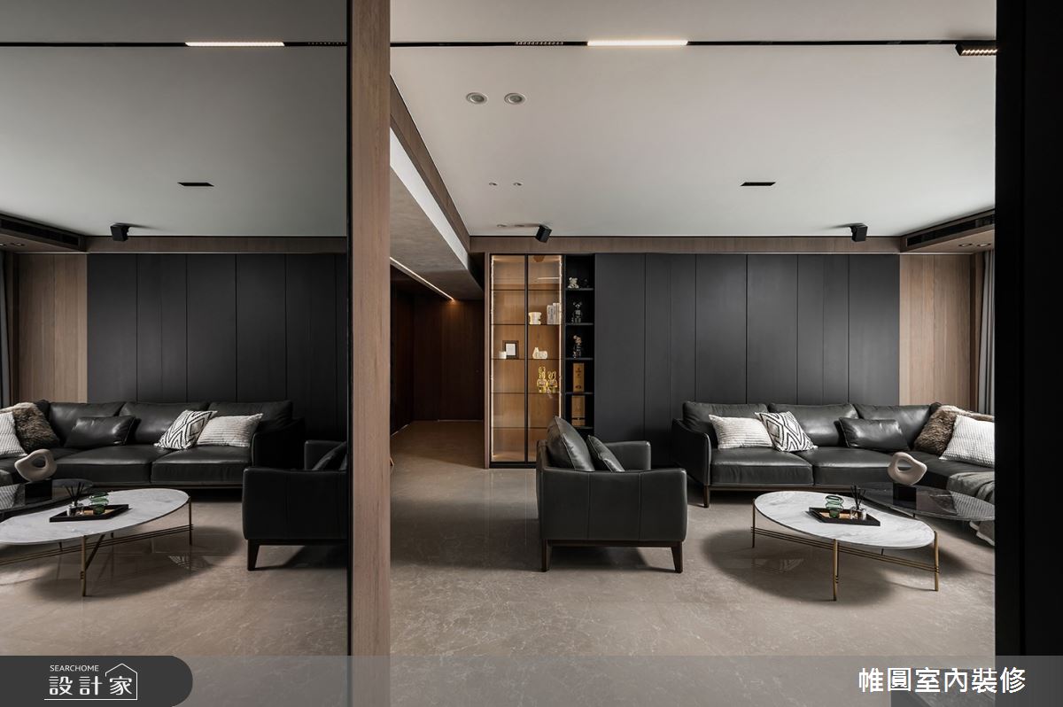 65坪新成屋(5年以下)＿現代風客廳案例圖片＿帷圓‧定制 circle＿帷圓_專屬•酩饗生活之7