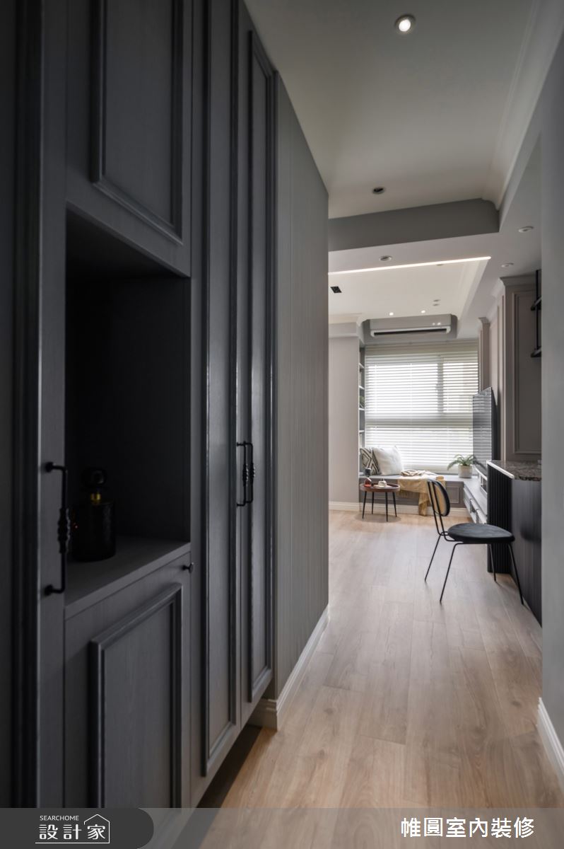 15坪新成屋(5年以下)＿美式風客廳案例圖片＿帷圓‧定制 circle＿帷圓_共築•美宅之5