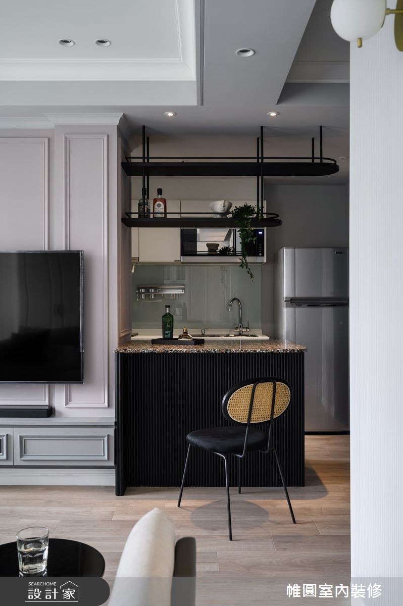15坪新成屋(5年以下)＿美式風吧檯案例圖片＿帷圓‧定制 circle＿帷圓_共築•美宅之13