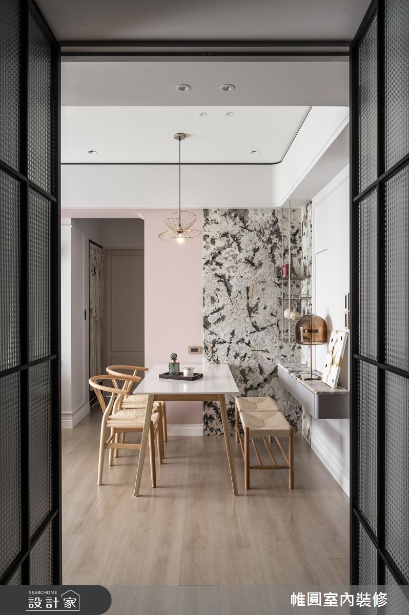 25坪新成屋(5年以下)＿混搭風餐廳案例圖片＿帷圓‧定制 circle＿帷圓_私寓•波西風情之9