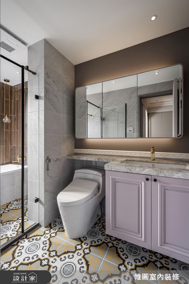 35坪中古屋(5~15年)＿混搭風浴室案例圖片＿帷圓‧定制 circle＿帷圓_怪美•奇幻樂園之66