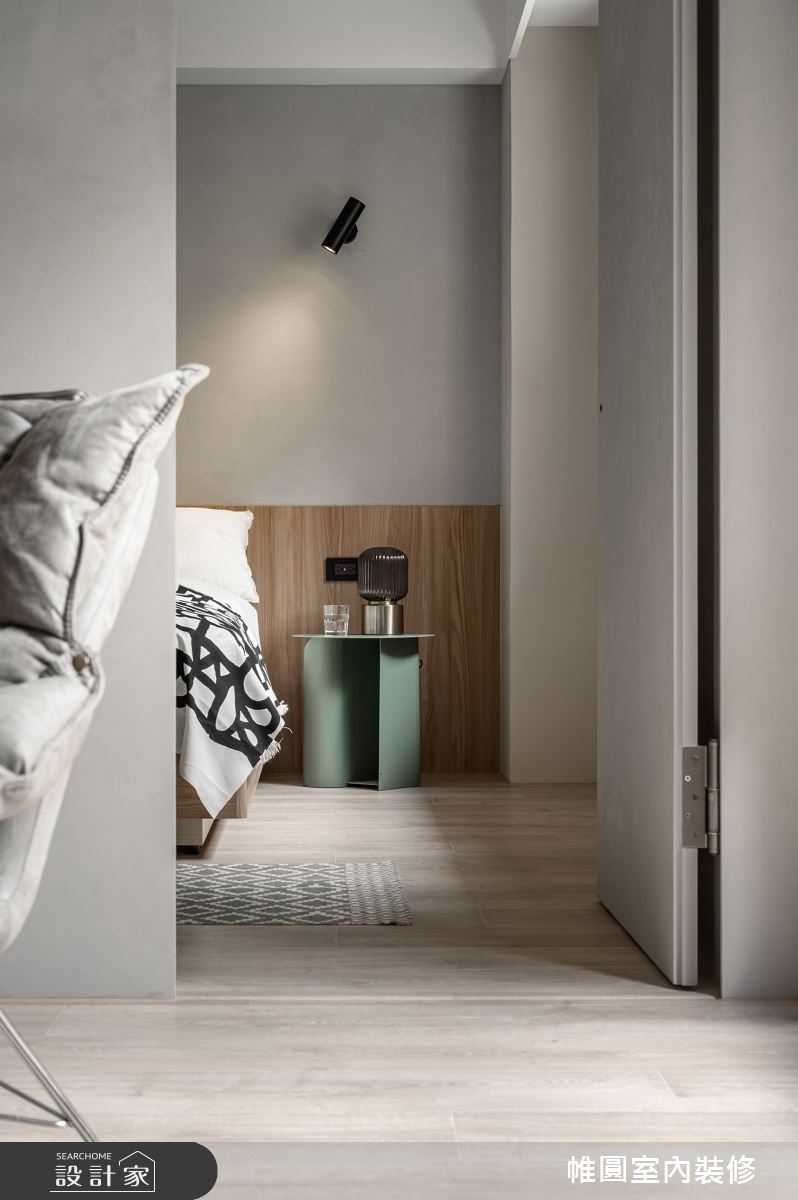 25坪中古屋(5~15年)＿北歐風臥室寵物案例圖片＿帷圓‧定制 circle＿帷圓_幸福•Miaow之16