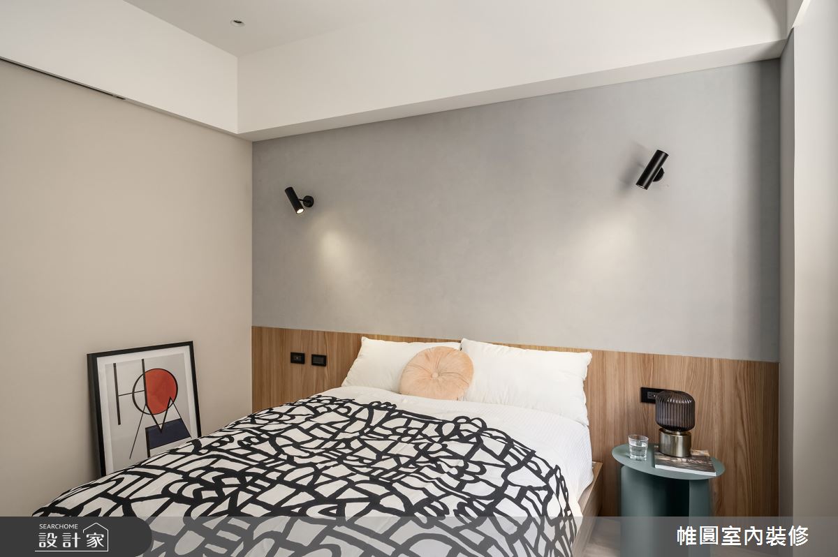 25坪中古屋(5~15年)＿北歐風臥室寵物案例圖片＿帷圓‧定制 circle＿帷圓_幸福•Miaow之18