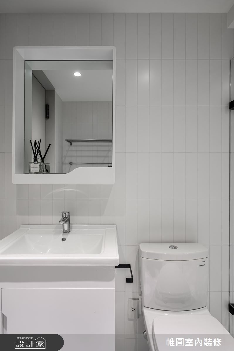 25坪中古屋(5~15年)＿北歐風浴室寵物案例圖片＿帷圓‧定制 circle＿帷圓_幸福•Miaow之24