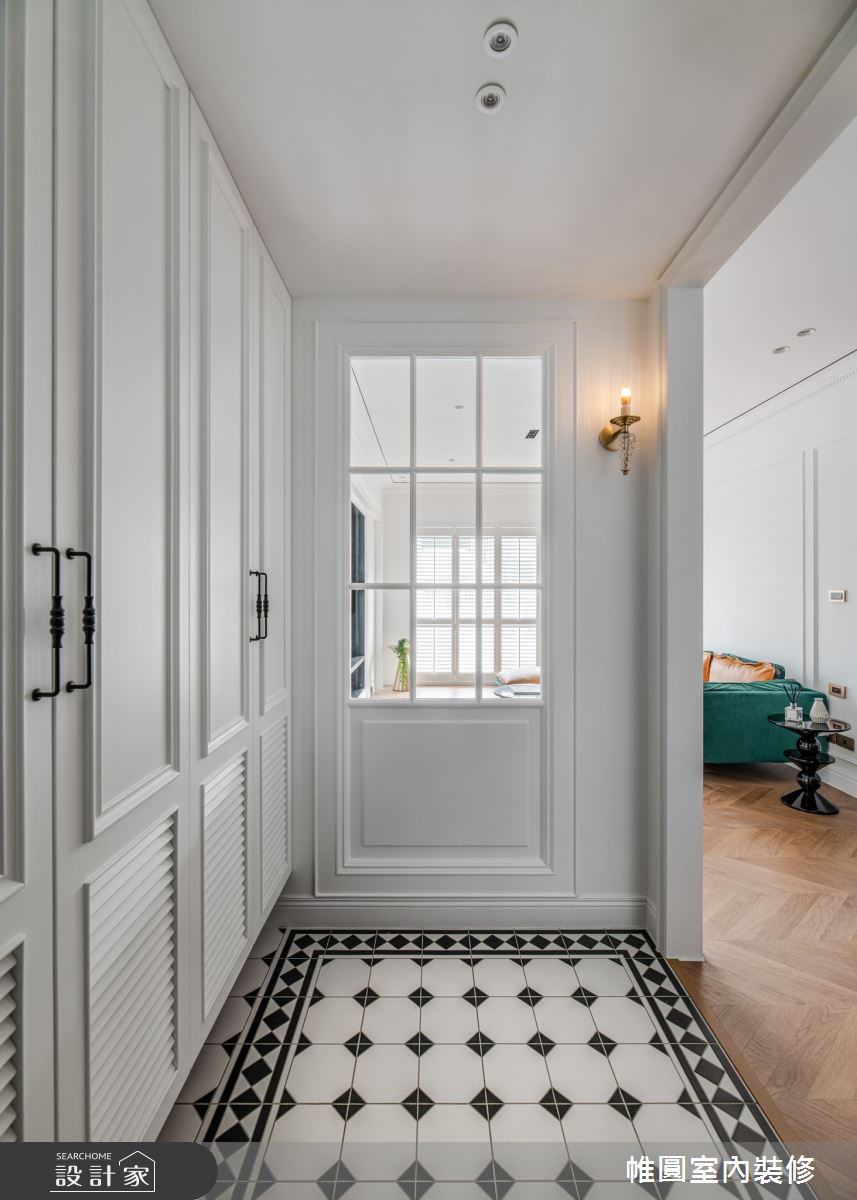 30坪老屋(16~30年)＿美式風客廳案例圖片＿帷圓‧定制 circle＿帷圓_維納斯•綠寶石之5