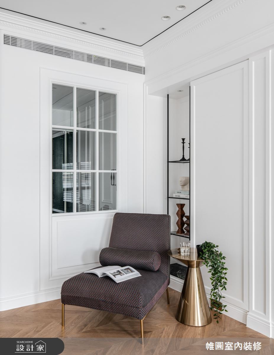 30坪老屋(16~30年)＿美式風客廳案例圖片＿帷圓‧定制 circle＿帷圓_維納斯•綠寶石之7