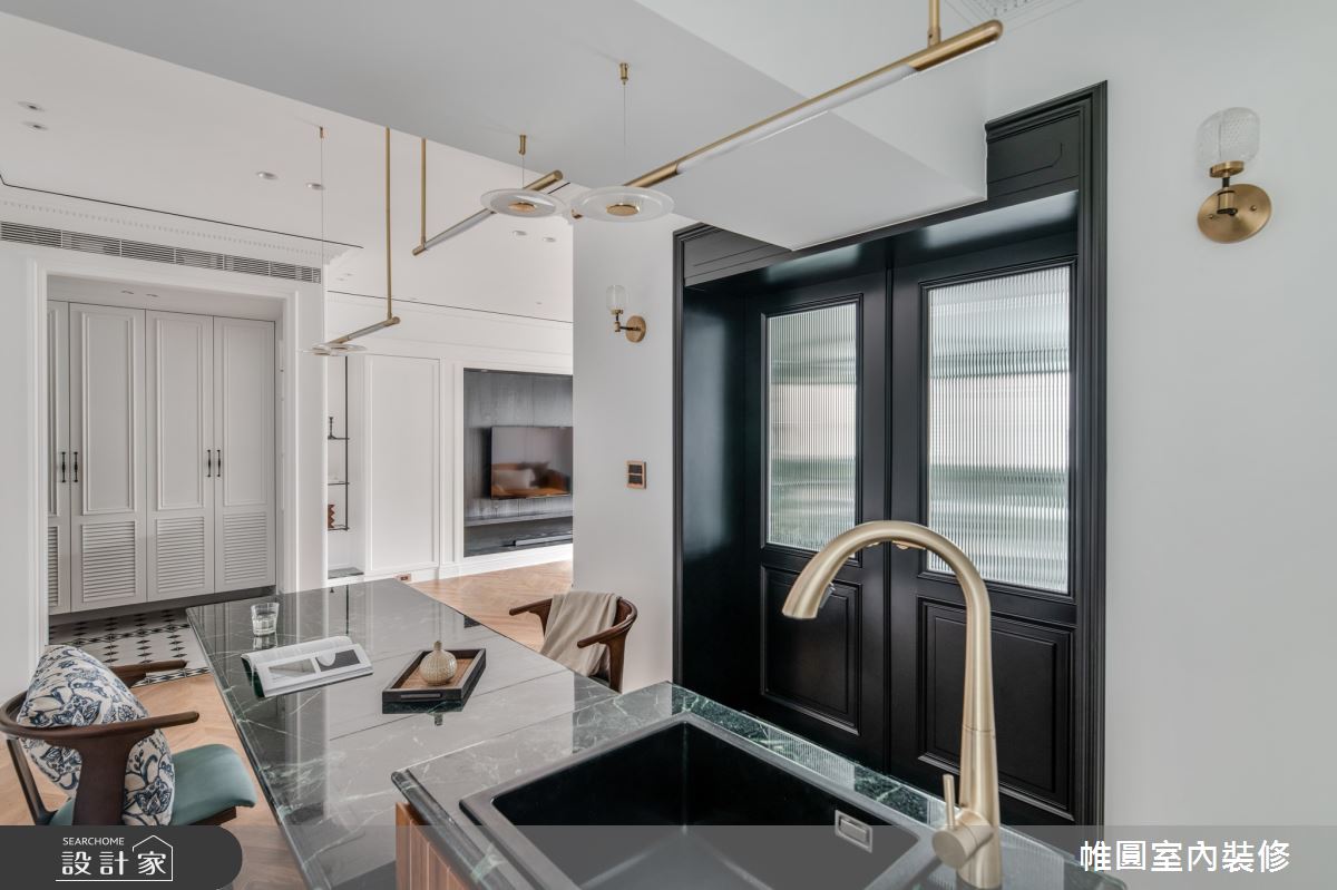 30坪老屋(16~30年)＿美式風餐廳案例圖片＿帷圓‧定制 circle＿帷圓_維納斯•綠寶石之11