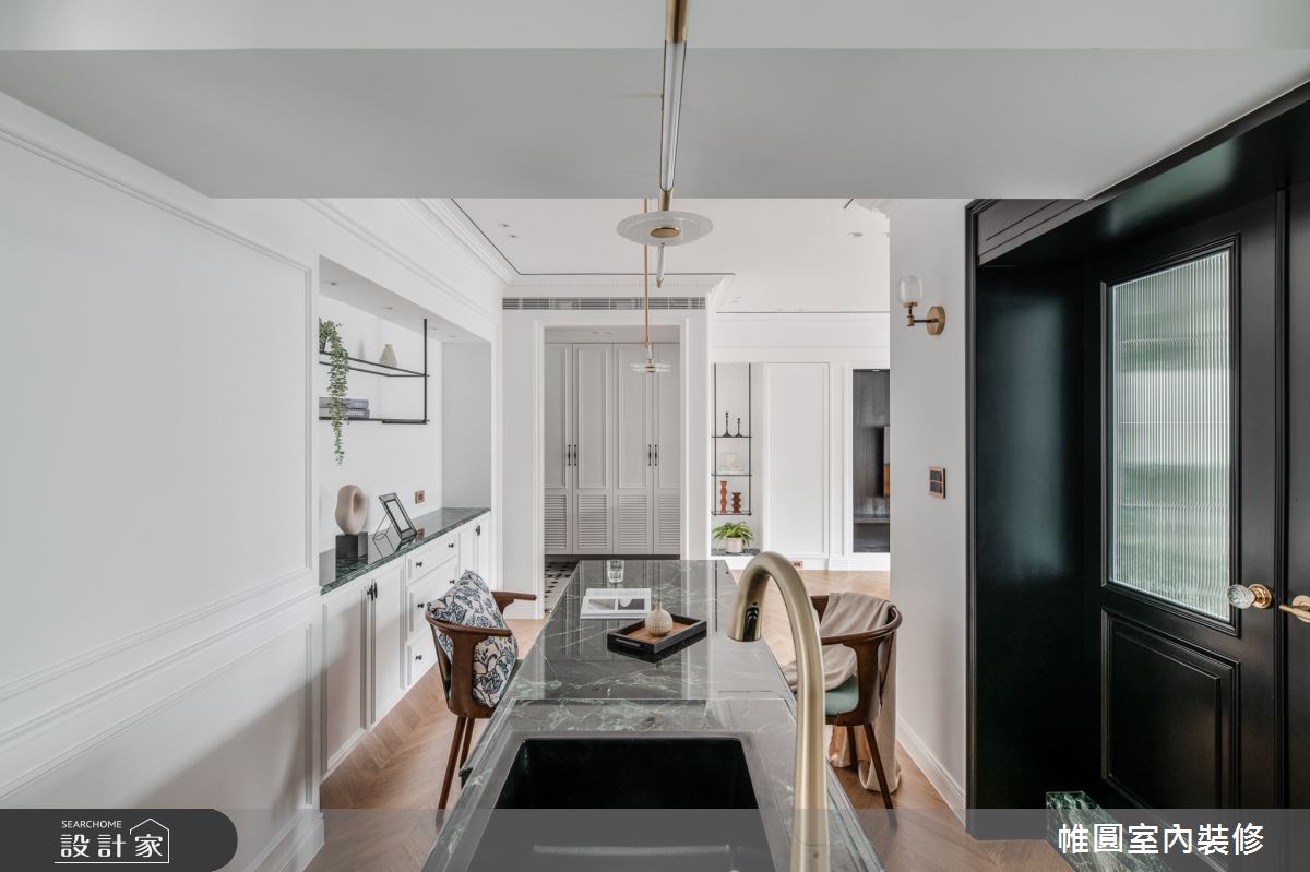 30坪老屋(16~30年)＿美式風餐廳案例圖片＿帷圓‧定制 circle＿帷圓_維納斯•綠寶石之12