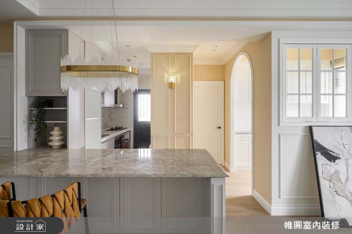 30坪新成屋(5年以下)＿美式風吧檯案例圖片＿帷圓‧定制 circle＿帷圓_翡冷翠的約定之2